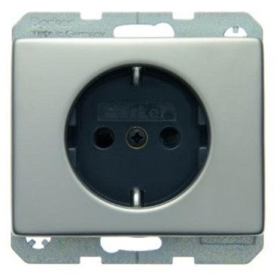 Розетка з з/к із захистом від дітей, нержавіюча сталь, 16А/250В ARSYS