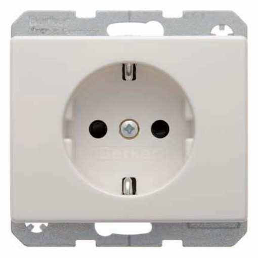 Розетка з з/к, полярна біла, 16А/250В ARSYS, 47150069
