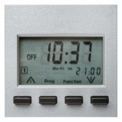 Таймер Easy з дисплеєм, алюміній B.3/B.7 GLAS 17351404