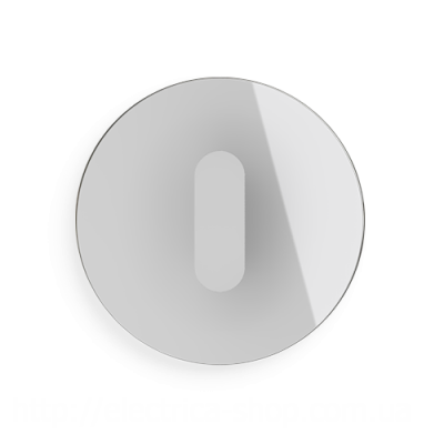 Центральна панель вимикача з ручкою, пластик, полярна білизна (глянцевий), R.Classic, 10012089