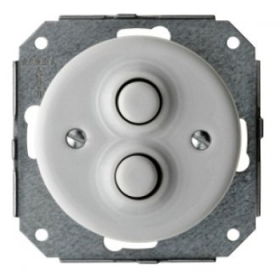 Механізм кнопки дзвінка 2-ої Fontini Garby Colonial біла кераміка Механізм кнопки дзвінка 2-ої Fontini Garby Colonial біла кераміка