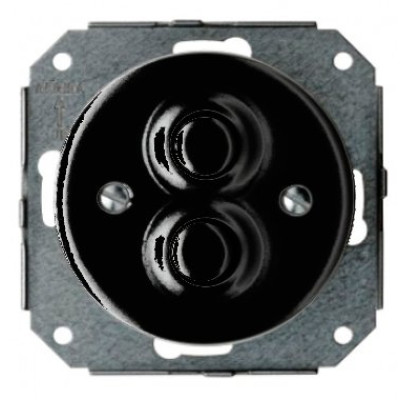 Механізм кнопки дзвінка 2-ої Fontini Garby Colonial чорна кераміка Механізм кнопки дзвінка 2-ої Fontini Garby Colonial чорна кераміка