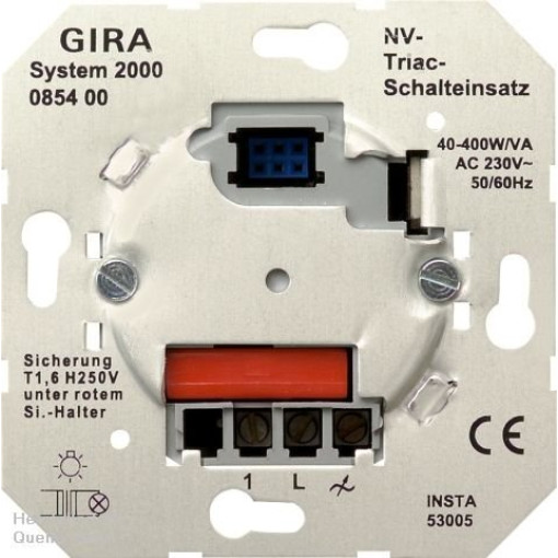 Механизм датчика движения 40-400Вт Triac System 2000 Gira 085400