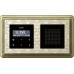 Радіо з функцією RDS, System 55, Gira 228405 зовнішній вигляд чорного скла
