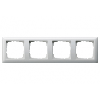 Рамка 4-я  Standard 55 Gira 021403 цвет белый глянцевый