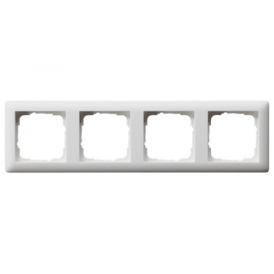 Рамка 4-я  Standard 55 Gira 021404 цвет белый матовый