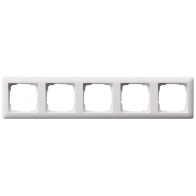 Рамка 5-я  Standard 55Gira 021504 цвет белый матовый