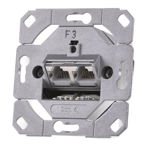 Компьютерная розетка 2-а. RJ45 Cat.6A IEEE 802.3an