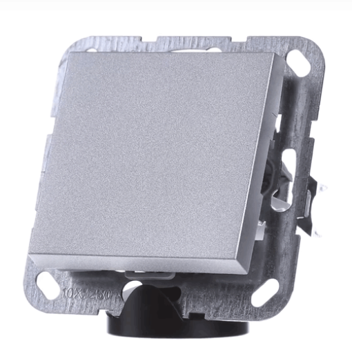 Вимикач кнопковий 1-клавішний System 55 білий 