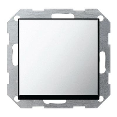 Вимикач кнопковий 1-клавішний System 55 хром Вимикач кнопковий 1-клавішний System 55 хром