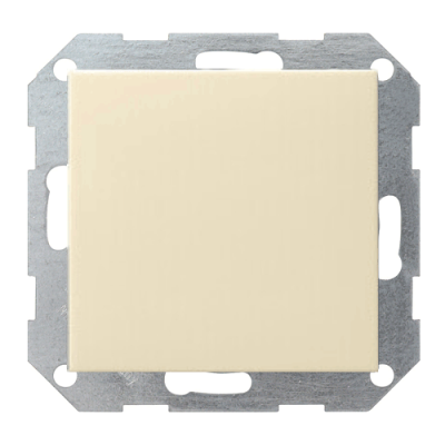 Вимикач кнопковий 1-клавішний System 55 кремовий Вимикач кнопковий 1-клавішний System 55 кремовий