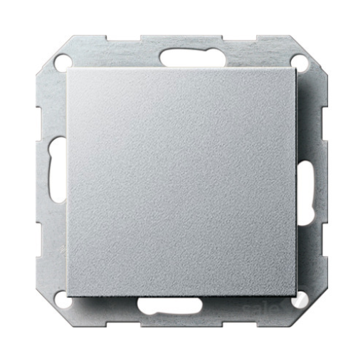 Заглушка з опорною пластиною System 55 Gira 026826 Алюміній