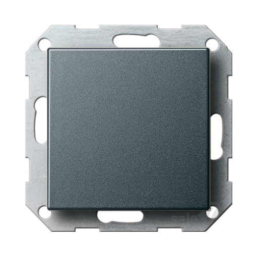 Заглушка з опорною пластиною System 55 Gira 026828 Антрацит