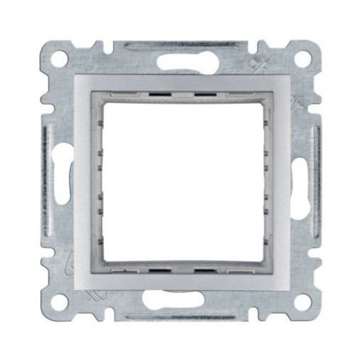 Рамка-адаптер для виробів 45х45 Lumina, срібна, WL2512