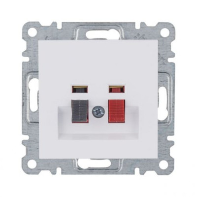 Розетка акустична Lumina, біла, WL3310