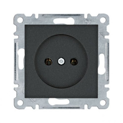 Розетка без з/к Lumina, чорна, 16А/230В , WL1013