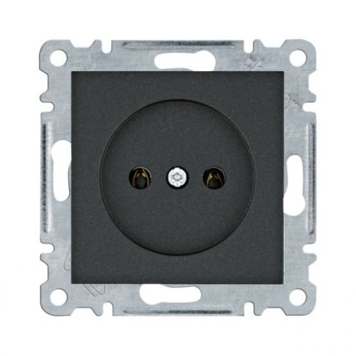 Розетка без з/к Lumina, чорна, 16А/230В , WL1013