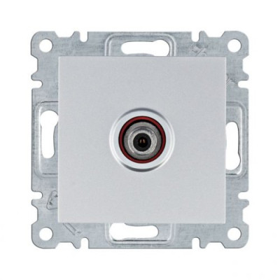 Розетка САТ Lumina, срібна, WL3232