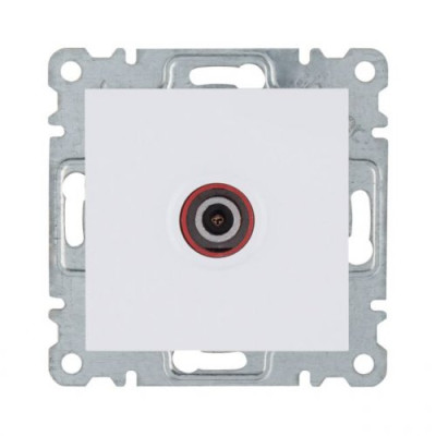 Розетка ТВ Lumina, біла, WL3210
