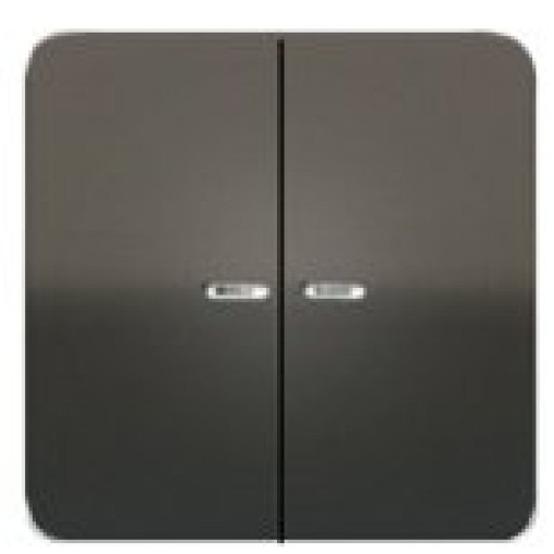 Клавиша 2-я с подсветкой  JUNG CD595KO5BR коричневый