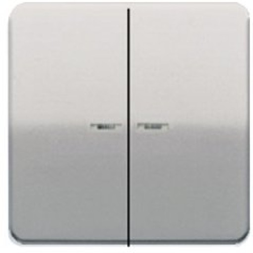 Клавиша 2-я с подсветкой  JUNG CD595KO5PT платина