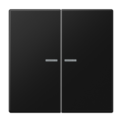 Клавиша 2-я с подсветкой JUNG LS995KO5SWM чёрный графит матовый