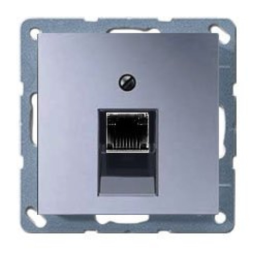 Лицьова панель TF/PC 1-а JUNG A569-1PLUAAL алюміній