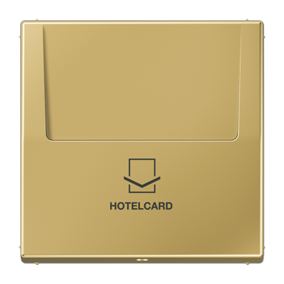 Накладка карткового вимикача JUNG ME2990 CARD C латунь Classic