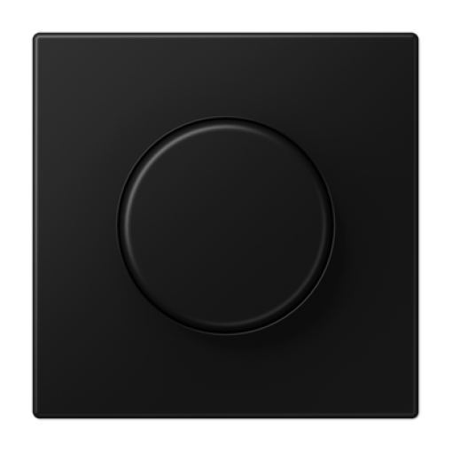 Панель диммера (светорегулятора) поворотного JUNG LS1940SWM матовый чёрный графит