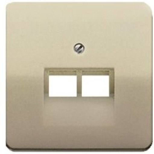 Панель розетки TF/PC 2-а JUNG CD569-2UAGB бронза