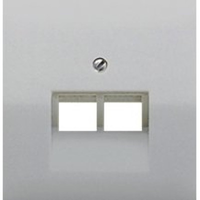Панель розетки TF/PC 2-а JUNG CD569-2UAGR сірий
