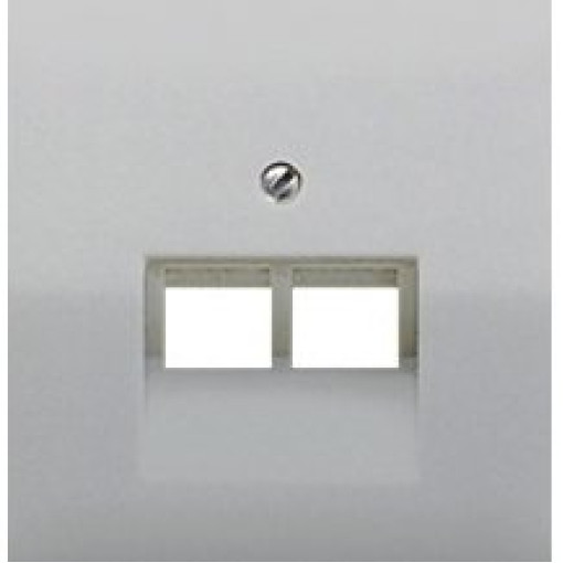 Панель розетки TF/PC 2-я  JUNG CD569-2UAGR серый