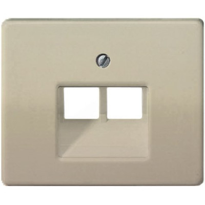 Панель розетки TF/PC 2-а JUNG SL569-2UAGB бронза