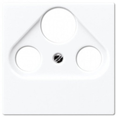Панель розетки TV+R+SAT JUNG A561BFPLSATWW белый