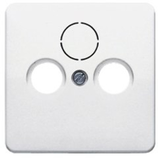 Панель розетки TV+R(SAT)  JUNG CD561SATLG светло-серый