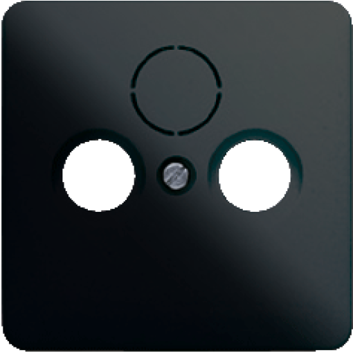 Панель розетки TV+R(SAT)  JUNG CD561SATSW черный