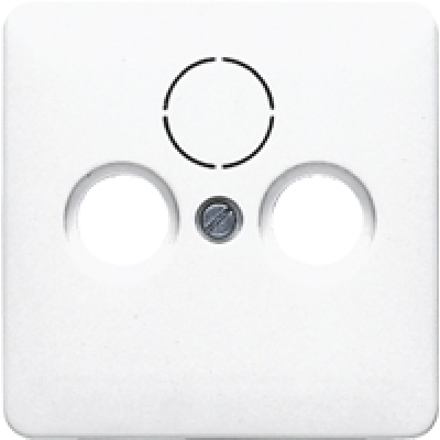 Панель розетки TV+R(SAT)  JUNG CD561SATWW белый
