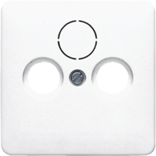 Панель розетки TV+R(SAT)  JUNG CD561SATWW белый