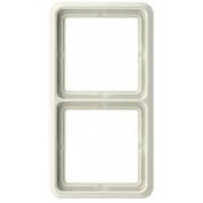Рамка 2-я JUNG CD582W сл. кость