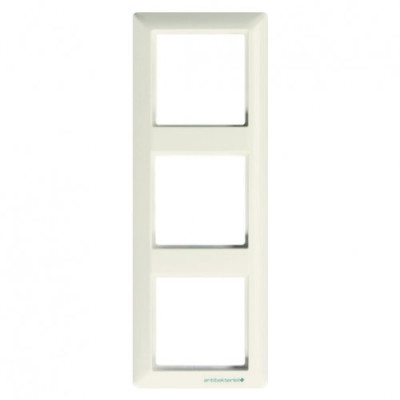 Рамка 3-я JUNG ABAS583 слоновая кость