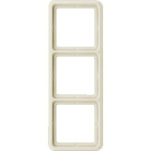 Рамка 3-я JUNG CD583W сл. кость