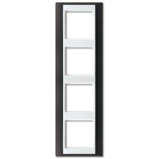 Рамка 4-я JUNG AP584ANTWW антрацит-белый