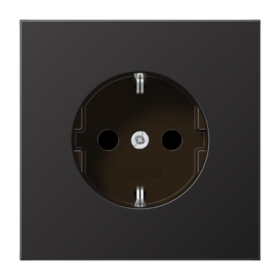 Розетка с заземлением JUNG AL1520D Dark