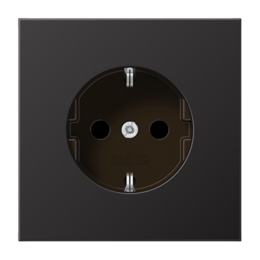 Розетка с заземлением JUNG AL1520D Dark