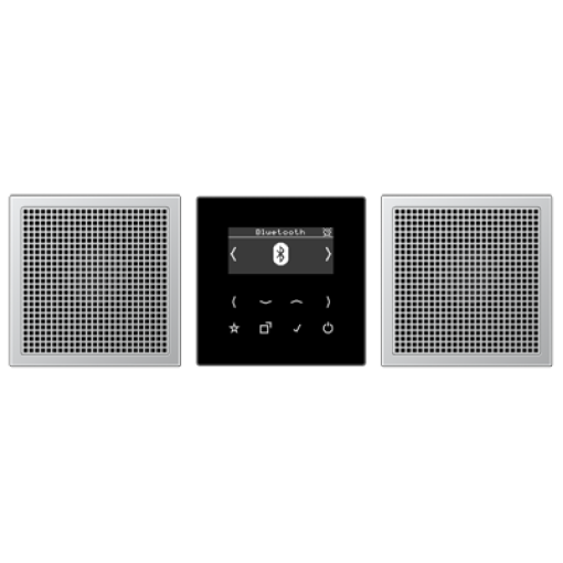 Смарт радио DAB+ Bluetooth, стерео JUNG DABAL2BT алюминий
