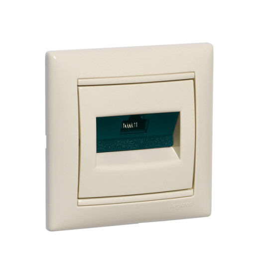 Компьютерная розетка 1хRJ45 5кат UTP 774138 Legrand Valena, цвет слоновая кость