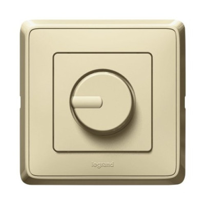 Диммер (Светорегулятор) 300W Legrand Cariva 773717 цвет слоновая кость