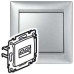 Компьютерная розетка 1хRJ45 5кат UTP 770238 Legrand Valena, цвет алюминий