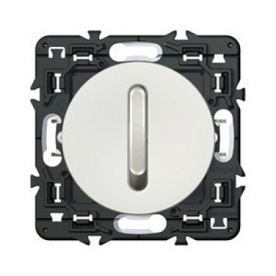 Накладка безшумного вимикача Legrand Celiane 68017 (біла)