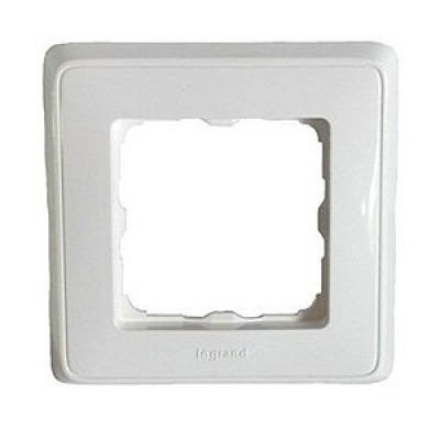 Рамка 1-ая Legrand Cariva 773651, цвет белый
